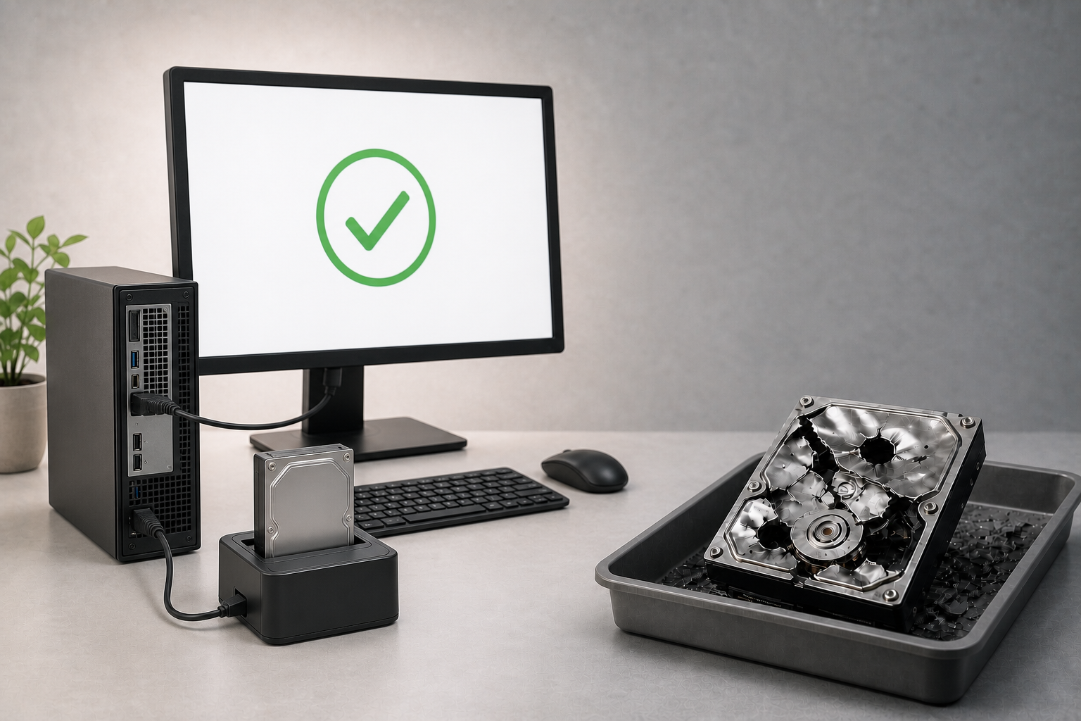 Why Secure Drive Wiping Beats Physical Shredding